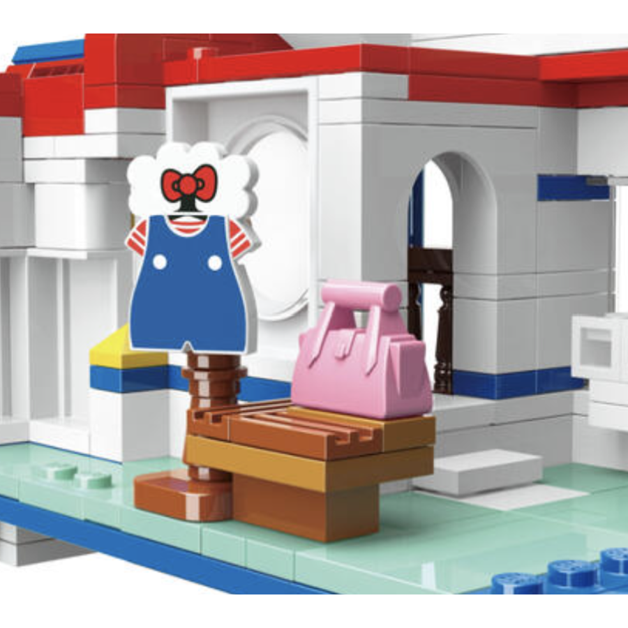 Bộ đồ chơi lắp ráp mô hình Hello Kitty cửa hàng thời trang Keeppley