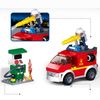 Bộ đồ chơi lắp ráp mô hình Xe Cứu Hoả Sluban