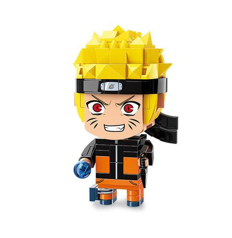 Mô Hình đồ chơi - Naruto có 3 đầu cao 25cm hàng chất lượng - Naruto - Có  Hộp Màu