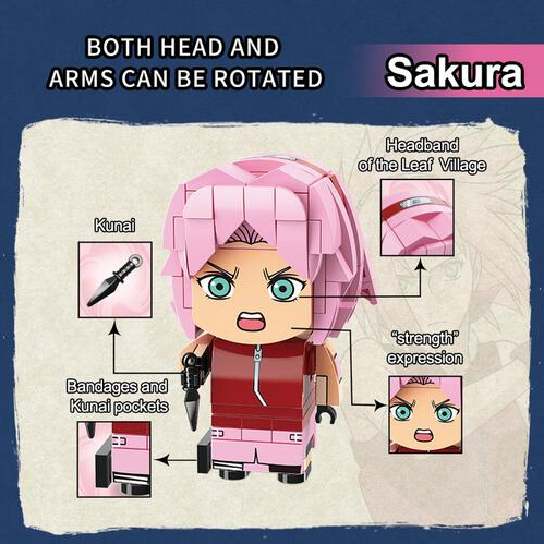 Bộ đồ chơi lắp ráp mô hình Naruto Keeppley