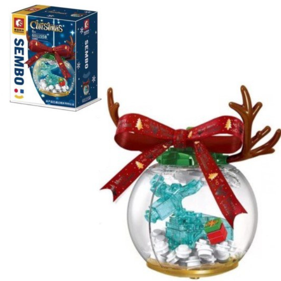  Bộ xếp hình Non Lego quả châu trang trí noel Sembo 