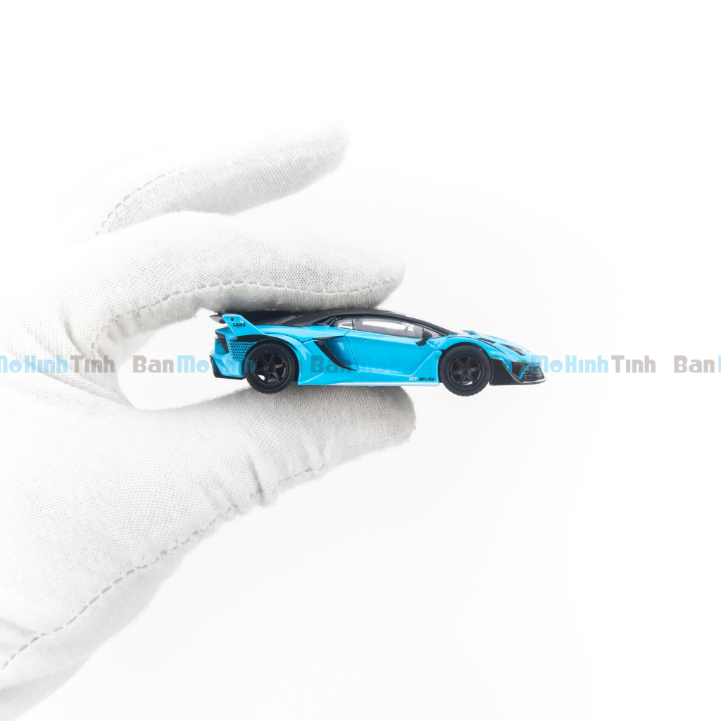 Mô hình xe Lamborghini Aventador GT EVO LB-Silhouette Works 1:64 MiniGT