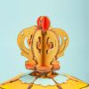 Mô hình gỗ lắp ráp 3D DIY Pumpkin Carriage Music Box (Hộp Nhạc Xe Bí Ngô) (Mixed Color) - Robotime  AM41 - WP005