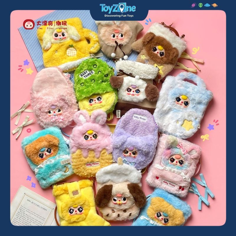 Blind box Baby Three Túi Điện Thoại Đeo Chéo Mobile Phone Bag CUREPLANETA