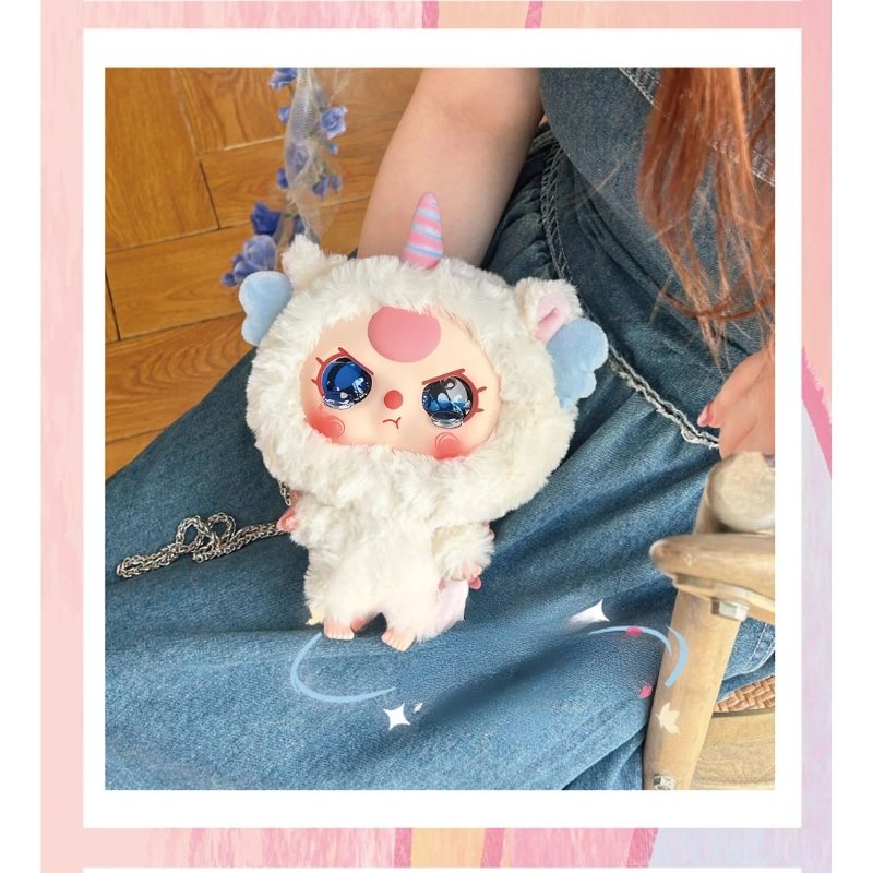 Mô hình Blind box Gấu bông Baby Three Big Head Baby Zipper Bag Series ( Em Bé Đầu To ) BABY THREE