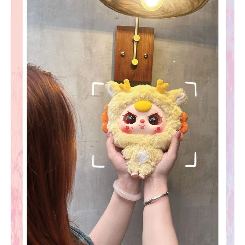 Mô hình Blind box Gấu bông Baby Three Big Head Baby Zipper Bag Series ( Em Bé Đầu To ) BABY THREE