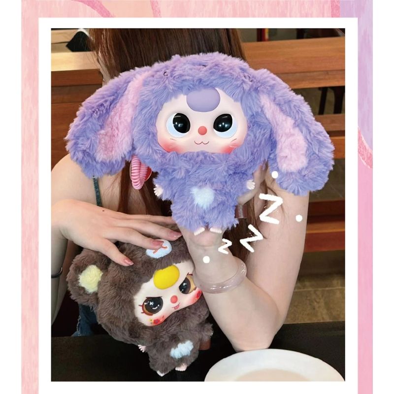 Mô hình Blind box Gấu bông Baby Three Big Head Baby Zipper Bag Series ( Em Bé Đầu To ) BABY THREE