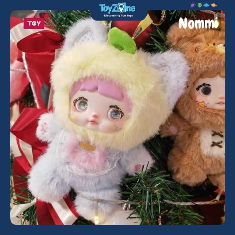 Mô hình đồ chơi Blind box Móc khóa Gấu bông Nommi V3 Fruit Series ( Nommi Trái Cây ) HITOY