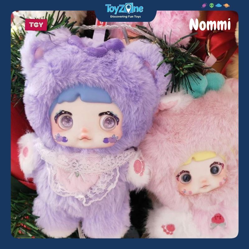 Mô hình đồ chơi Blind box Móc khóa Gấu bông Nommi V3 Fruit Series ( Nommi Trái Cây ) HITOY