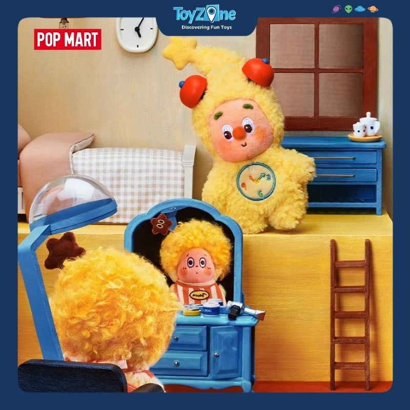 Mô hình Blind box Móc khóa Gấu bông Twinkle Twinkle V2 Be A Little Star ( Ngôi Sao Nhỏ ) POP MART