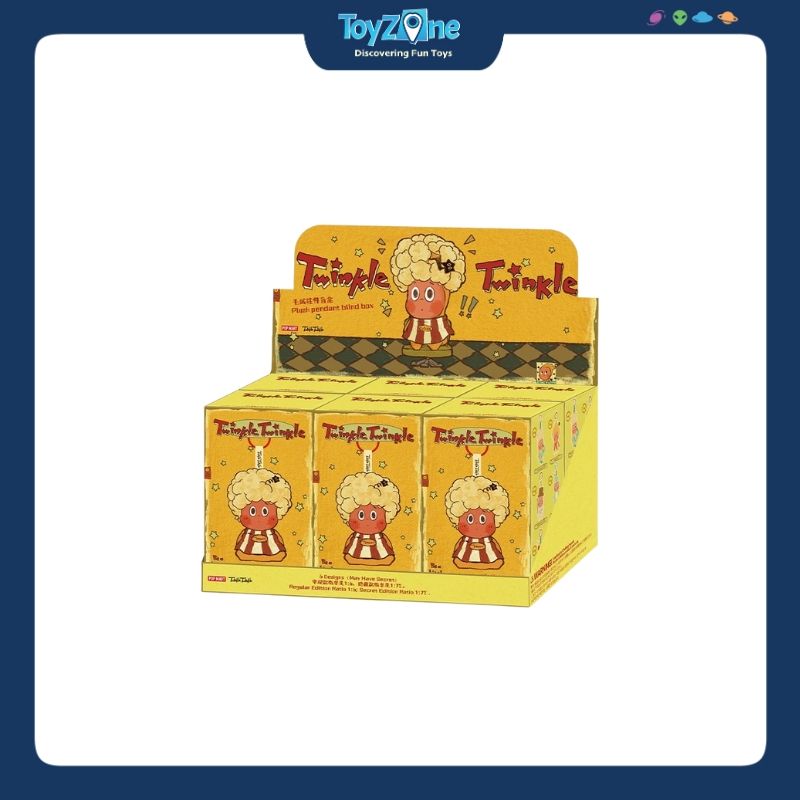 Mô hình Blind box Móc khóa Gấu bông Twinkle Twinkle V2 Be A Little Star ( Ngôi Sao Nhỏ ) POP MART