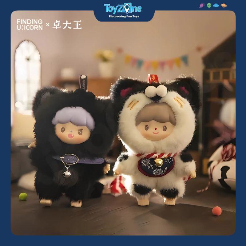 Mô hình Blind box Móc khóa Gấu bông Zzoton My Little Cat Series ( Mèo Con Của Tôi ) FINDING UNICORN