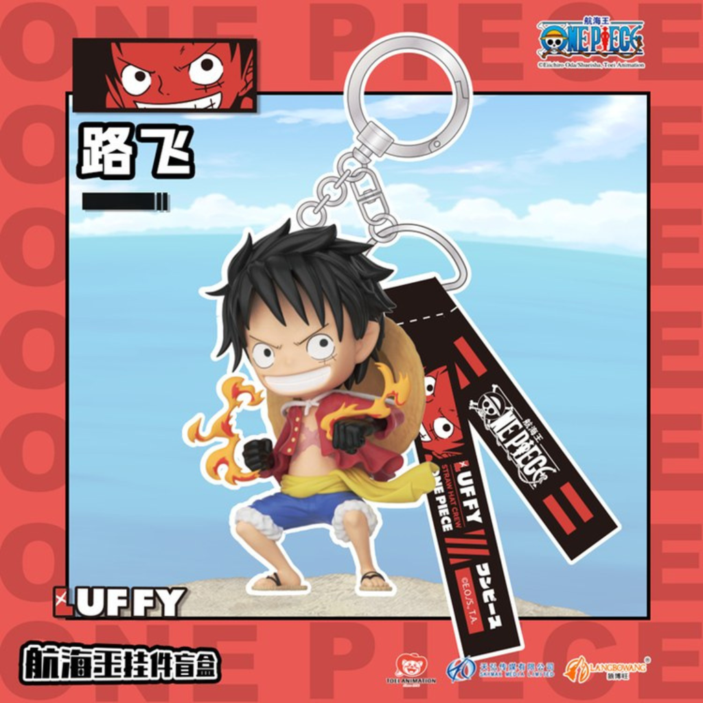 Mô hình đồ chơi Blind box One Piece Straw Hat Crew Pendant (Móc Khóa One Piece) LANGBOWANG