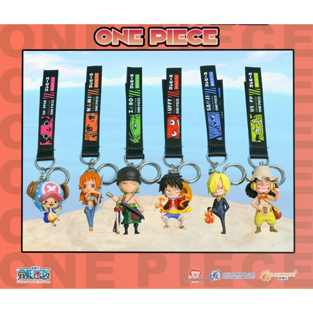  Mô hình đồ chơi Blind box One Piece Straw Hat Crew Pendant (Móc Khóa One Piece) - LANGBOWANG 