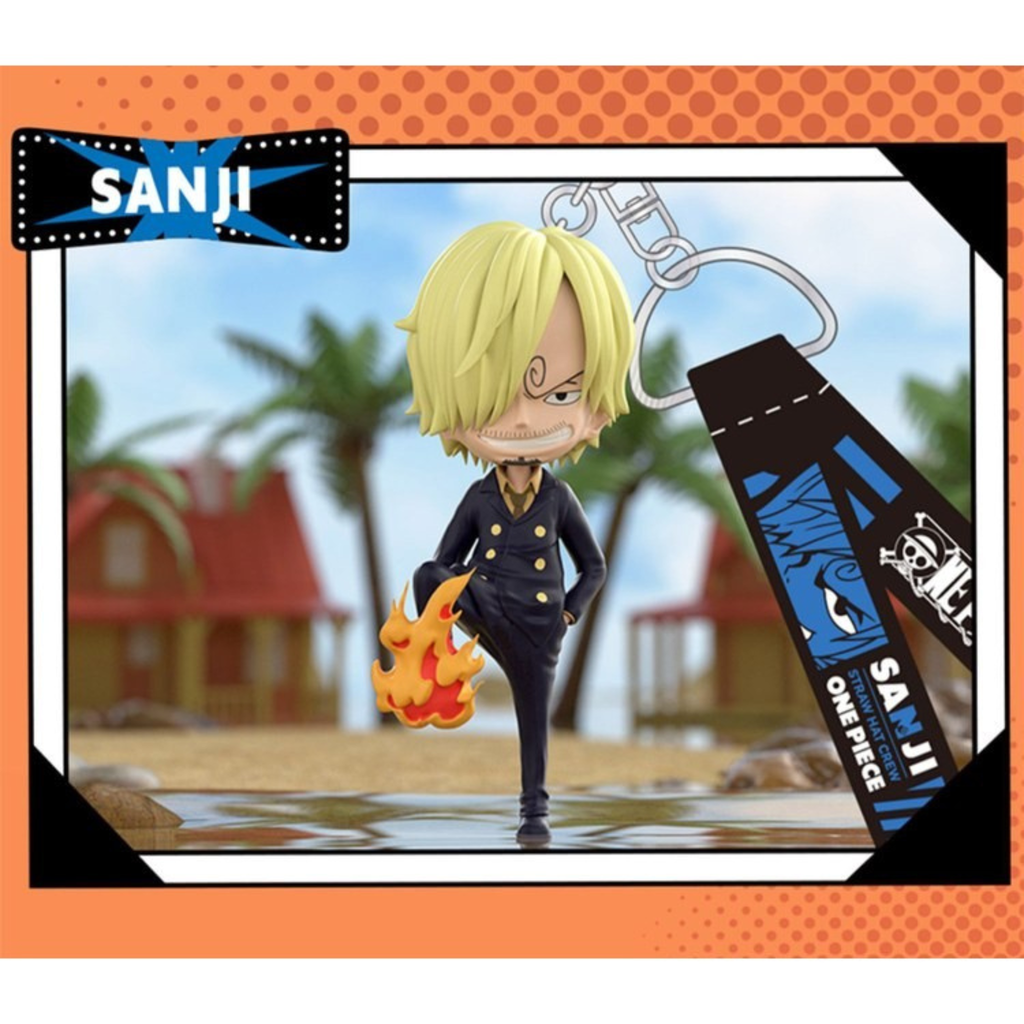 Mô hình đồ chơi Blind box One Piece Straw Hat Crew Pendant (Móc Khóa One Piece) LANGBOWANG