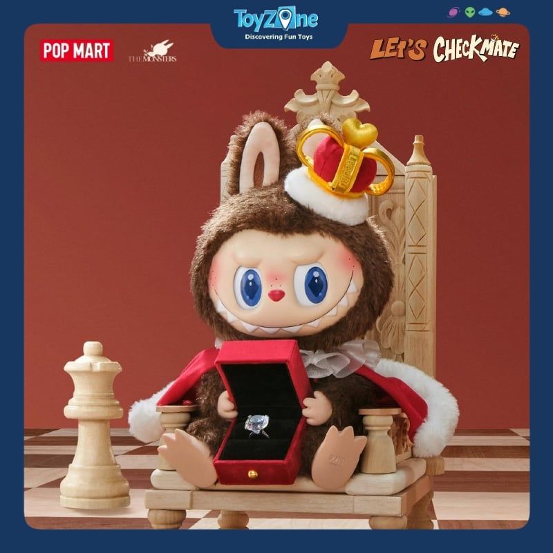 Mô hình Gấu bông Labubu The Monsters Let's Checkmate Series-Vinyl Plush Doll POP MART