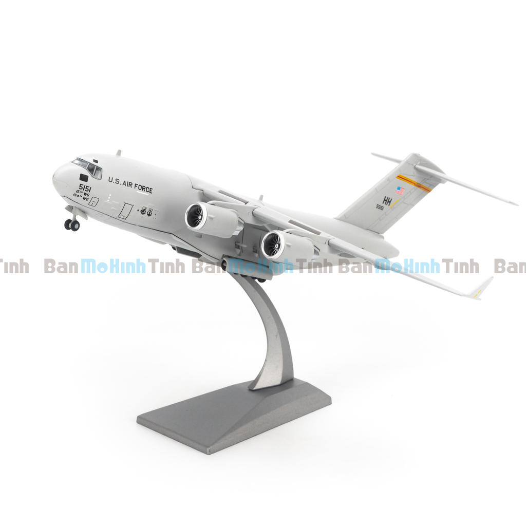 Mô hình máy bay quân sự C-17A Globemaster III USA 1:200 Amer