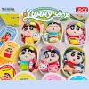 Mô hình Blind box Móc khóa Gấu bông Crayon Shin-Chan Yummy Box Afternoon Tea Time ( Hộp Ăn Nhẹ Giờ Trà Chiều ) LDCX