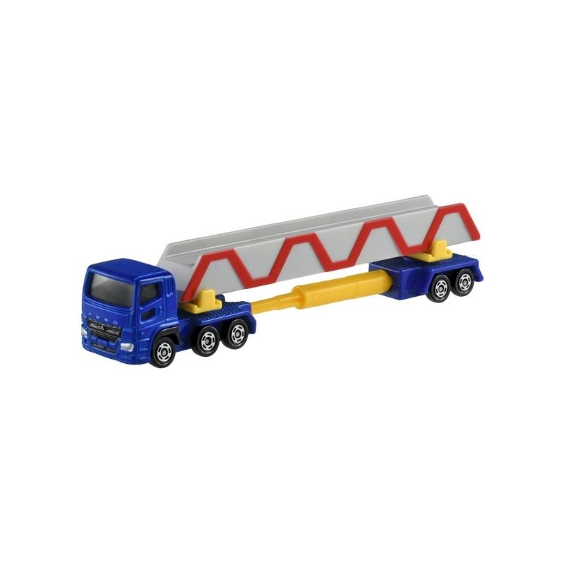  Mô hình xe đầu kéo rơ moóc Mitsubishi Fuso Super Great Pole Trailer No.140 Tomica Long 