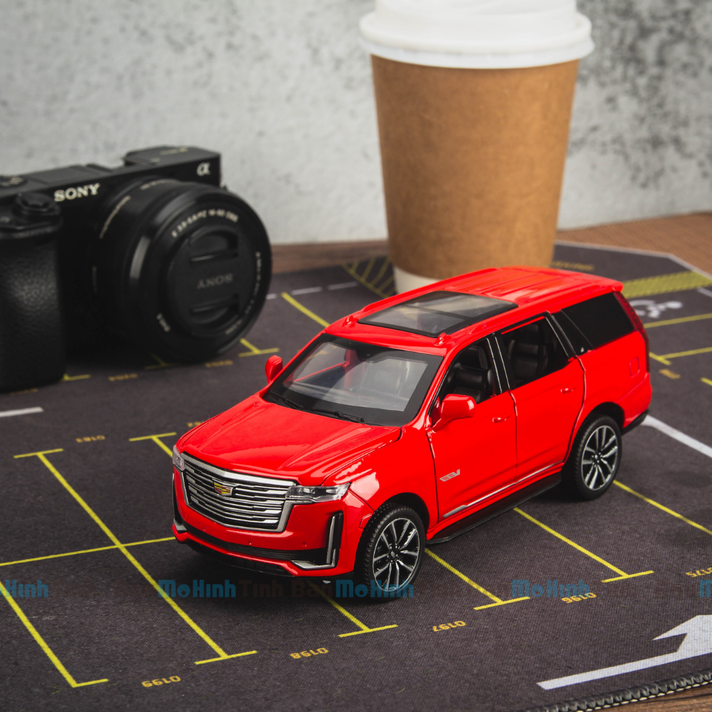  Mô hình xe Cadillac Escalade 2023 1:32 Alloy Car 