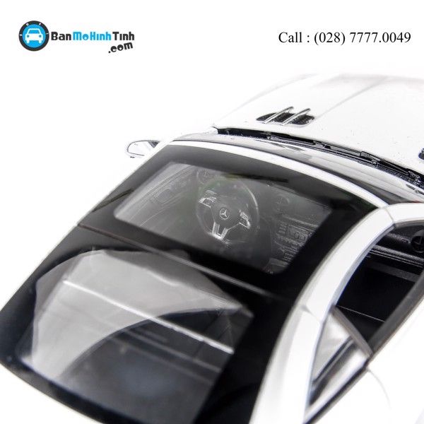 Mô hình xe Mercedes Benz SL500 White 1:24 Welly (6)