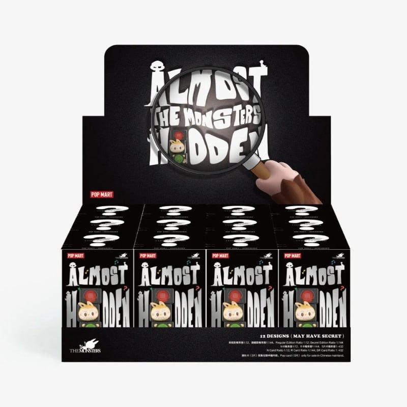  Mô hình đồ chơi Blind box Labubu The Monsters Almost Hidden Figure POP MART 