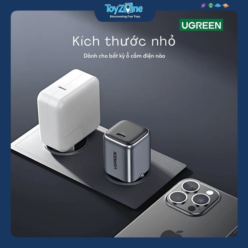 Củ Sạc Nhanh Nexode 30W USB-C PD GaN Fast Charger UGREEN