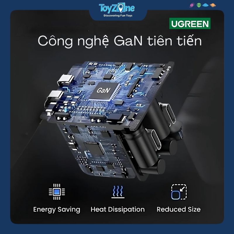 Củ Sạc Nhanh Nexode 20W USB-C PD GaN Fast Charger UGREEN
