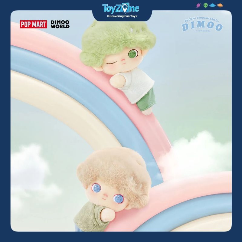  Mô hình Blind box Gấu bông Dimoo My Cloud Companion Series Cotton Doll ( Bạn Đồng Hành Cùng Mây ) POP MART 