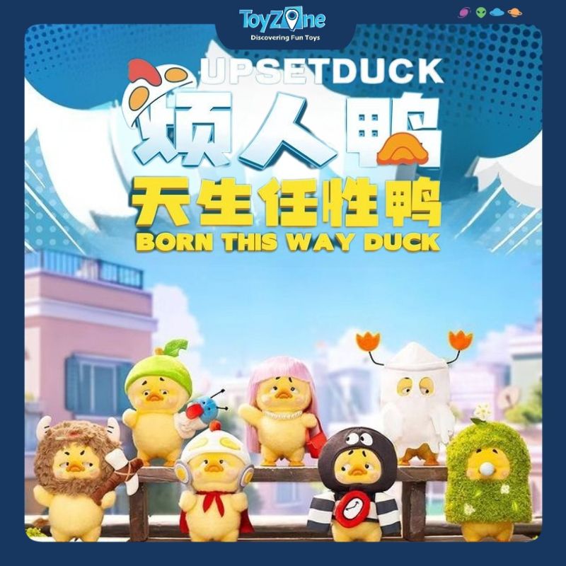 Mô hình Blind box Gấu bông Upset Duck Version 3 Born This Way Duck ( Sinh Ra Là Chính Mình ) RONGCREATOR