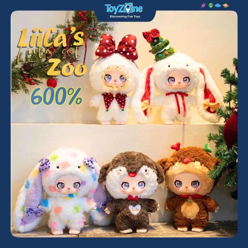 Mô hình Blind Box Gấu Bông Liila's ZOO 600% ( Liila's Sở Thú ) LIILA TOYS
