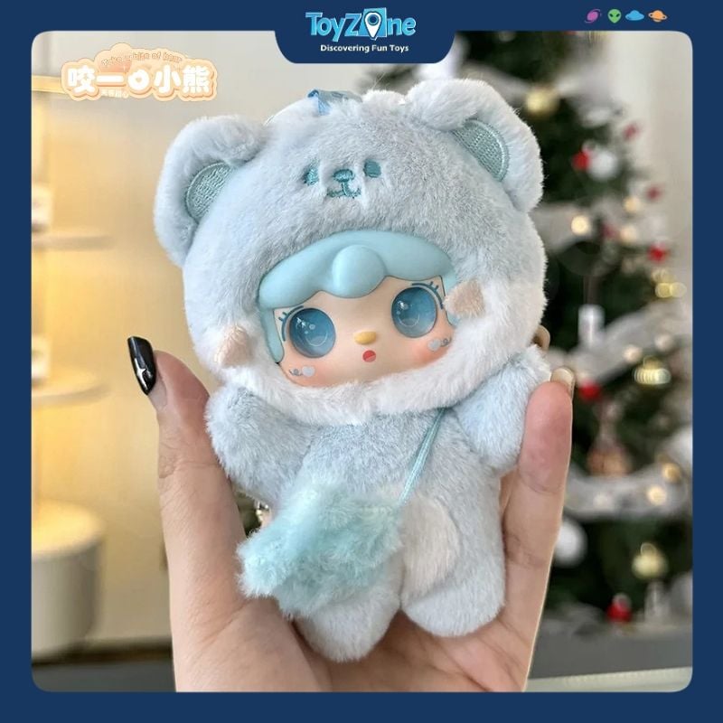 Mô hình Blind box Móc khóa Gấu bông Yooki Take a Bite of the Bear V4 YALLI STUDIO