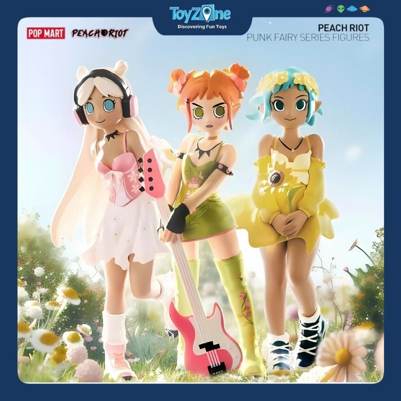 Mô hình đồ chơi Blind Box Peach Riot Punk Fairy Series Figures ( Nàng Tiên Punk ) POP MART
