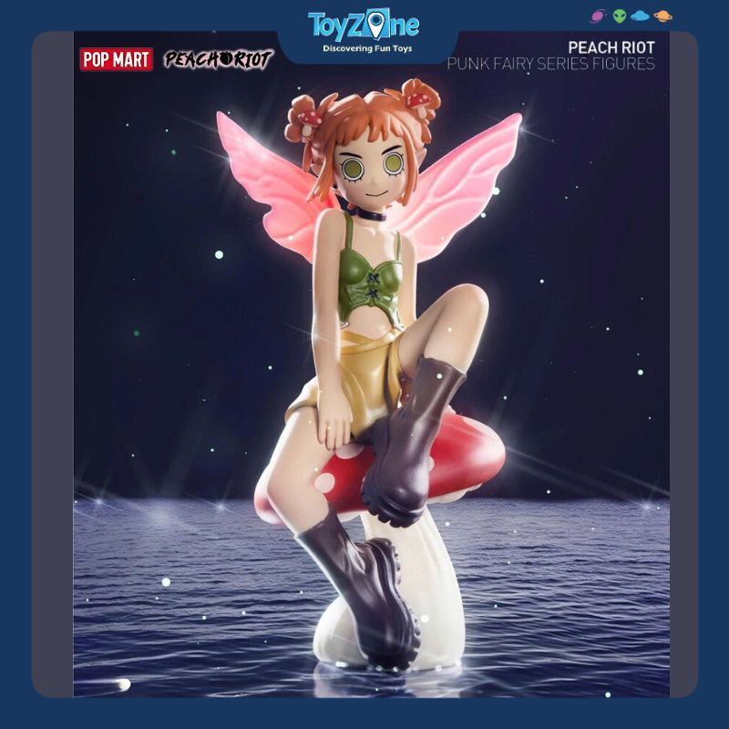  Mô hình đồ chơi Blind Box Peach Riot Punk Fairy Series Figures ( Nàng Tiên Punk ) POP MART 