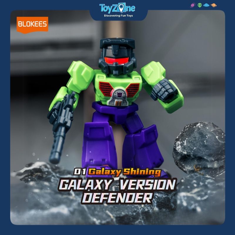 Mô hình đồ chơi Lắp ráp Blind box Transformers Galaxy Version Defender 01 Galaxy Shining Model Kits BLOKEES