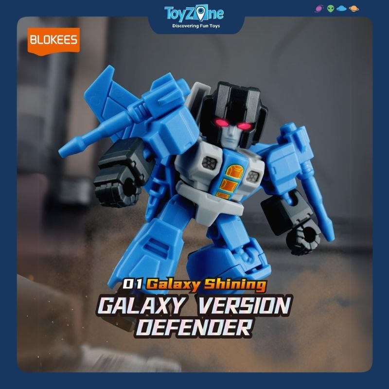 Mô hình đồ chơi Lắp ráp Blind box Transformers Galaxy Version Defender 01 Galaxy Shining Model Kits BLOKEES