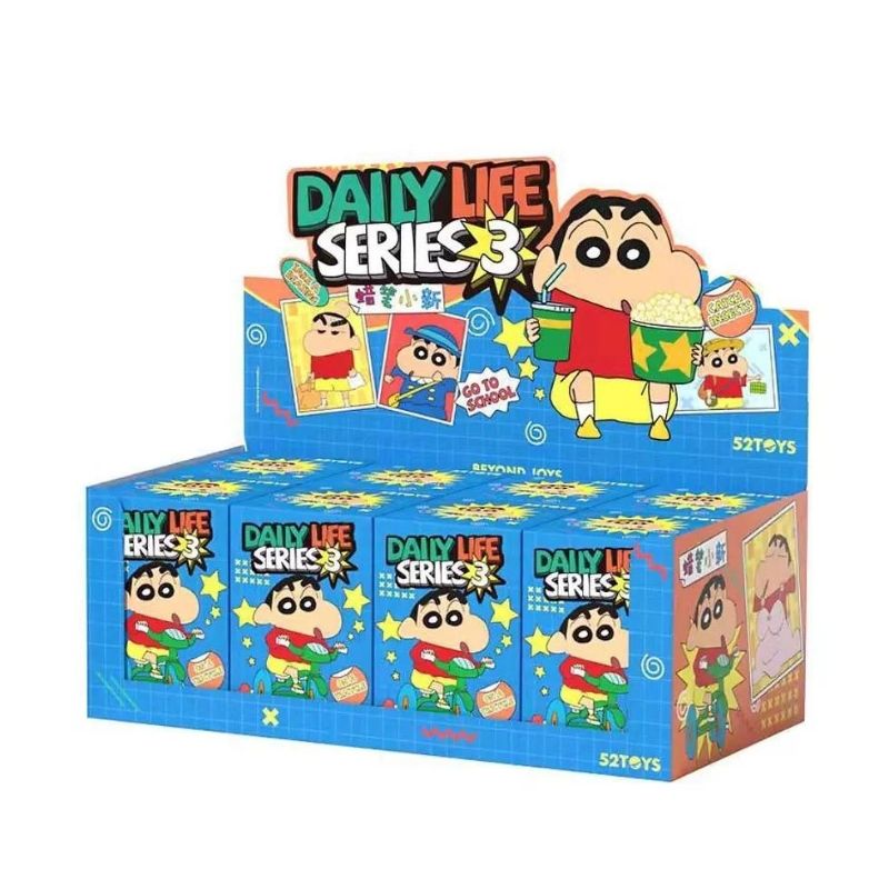 Đồ chơi Blind box Crayon Shin-chan Daily Life Series 3 (Ngày Thường Nhật Của Shin) 52Toys