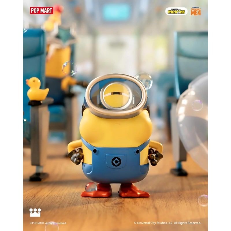 Mô hình đồ chơi Blind box Minions Despicable Me 4 Series Figures ( Kẻ Trộm Mặt Trăng ) POP MART