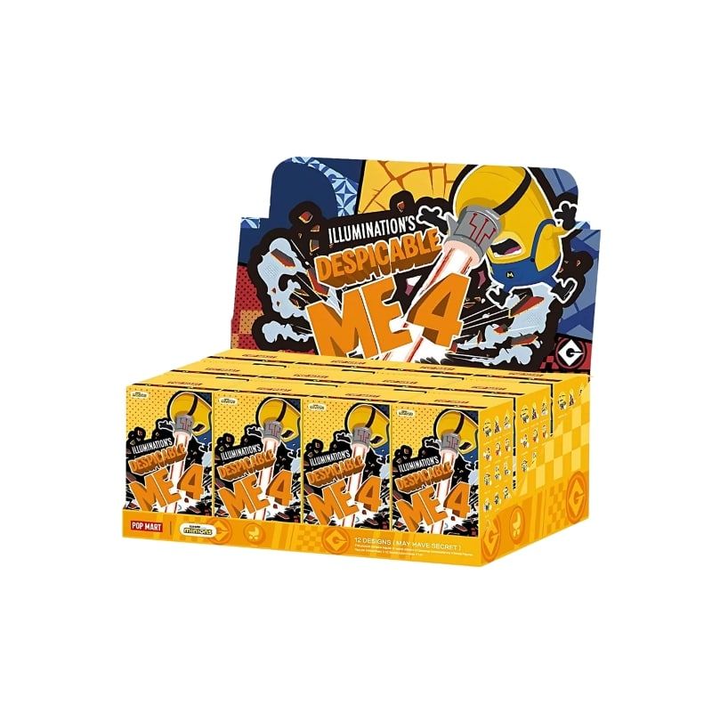 Mô hình đồ chơi Blind box Minions Despicable Me 4 Series Figures ( Kẻ Trộm Mặt Trăng ) POP MART