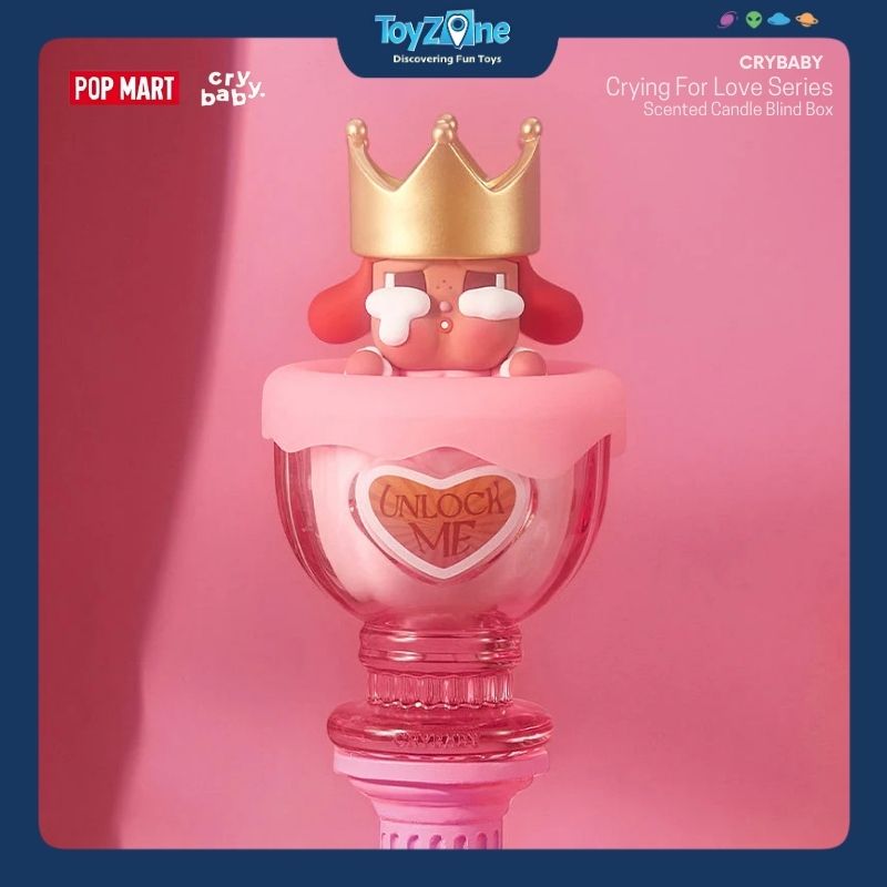 Mô hình Blind box Nến Thơm Crybaby Crying For Love Scented Candle Series ( Khóc Vì Tình Yêu ) POP MART