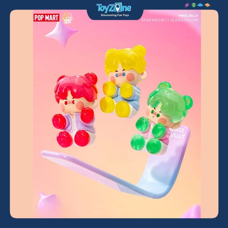  Mô hình đồ chơi Blind box Pino Jelly Star Project Series Figures ( Dự Án Ngôi Sao ) POP MART 