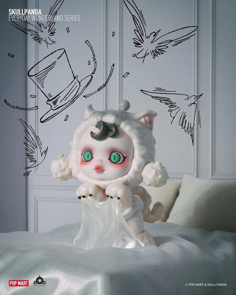 Mô hình đồ chơi Blind box Skull Panda Everyday Wonderland Series (Xứ Sở Thần Tiên Của Skull Panda) POP MART