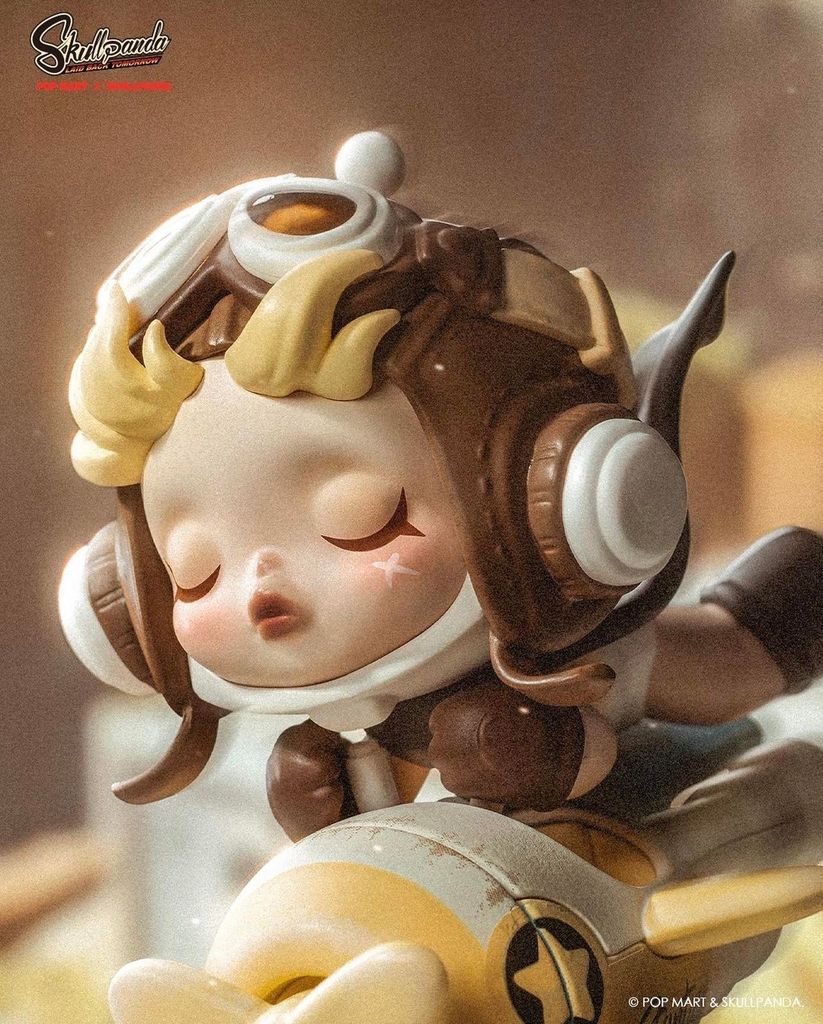  Mô hình đồ chơi Blind box Skull Panda Laid Back Tomorrow Series (Nghỉ Ngơi Vào Ngày Mai) - POP MART 