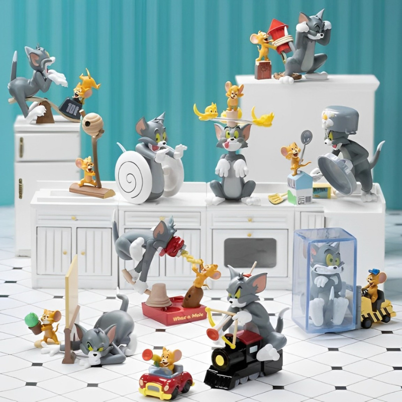 Mô hình đồ chơi Blind box Tom And Jerry Battle Series (Trận Chiến Của Tom và Jerry) 52TOYS