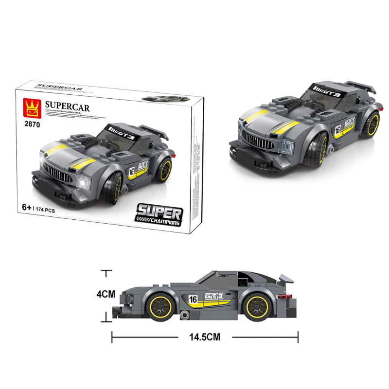  Đồ chơi lắp ráp mô hình Xe Đua Wange 