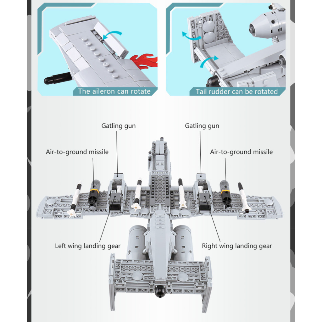 Bộ đồ chơi lắp ráp mô hình Máy Bay Chiến Đấu XINGBAO