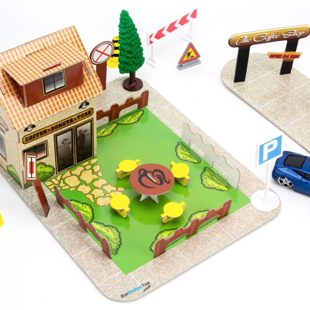 Mô Hình Cao Cấp Lâu Đài Giấy 3D  Ohay