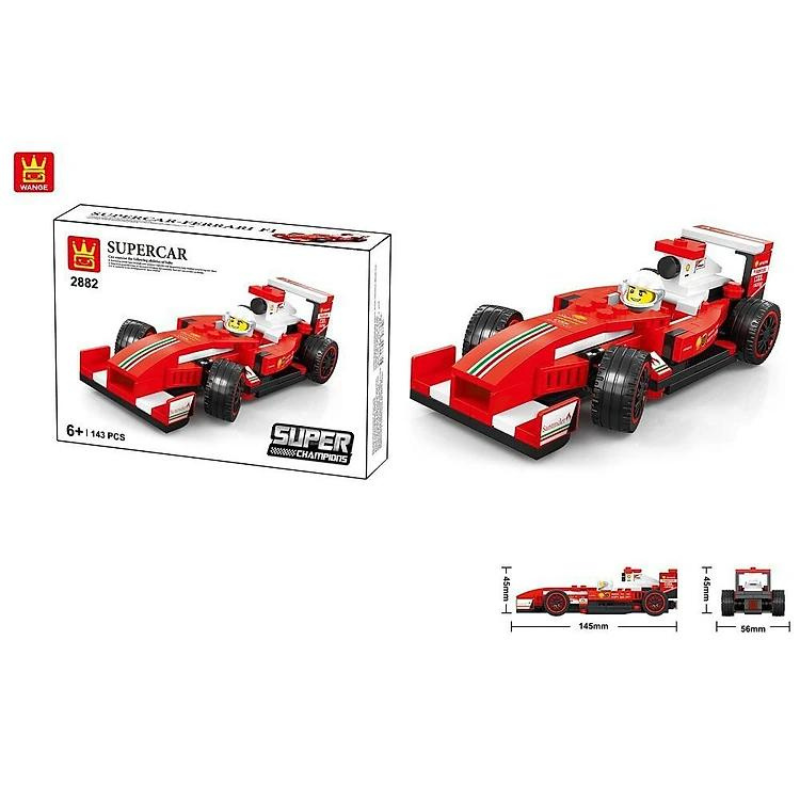  Đồ chơi lắp ráp mô hình Xe Đua Wange 