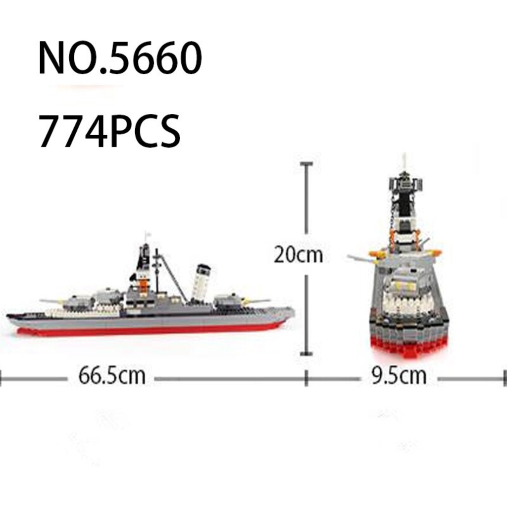 Bộ đồ chơi lắp ráp mô hình Tàu Chiến Legion WANGE