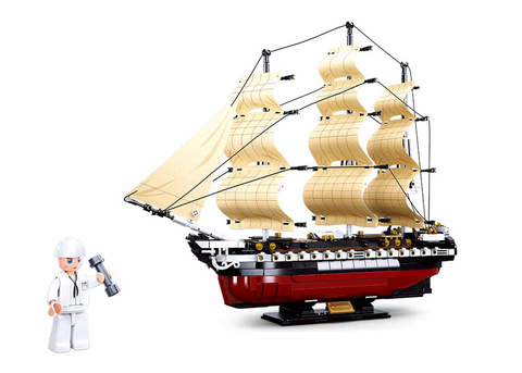 Mô hình Thuyền lắp ráp Non Lego